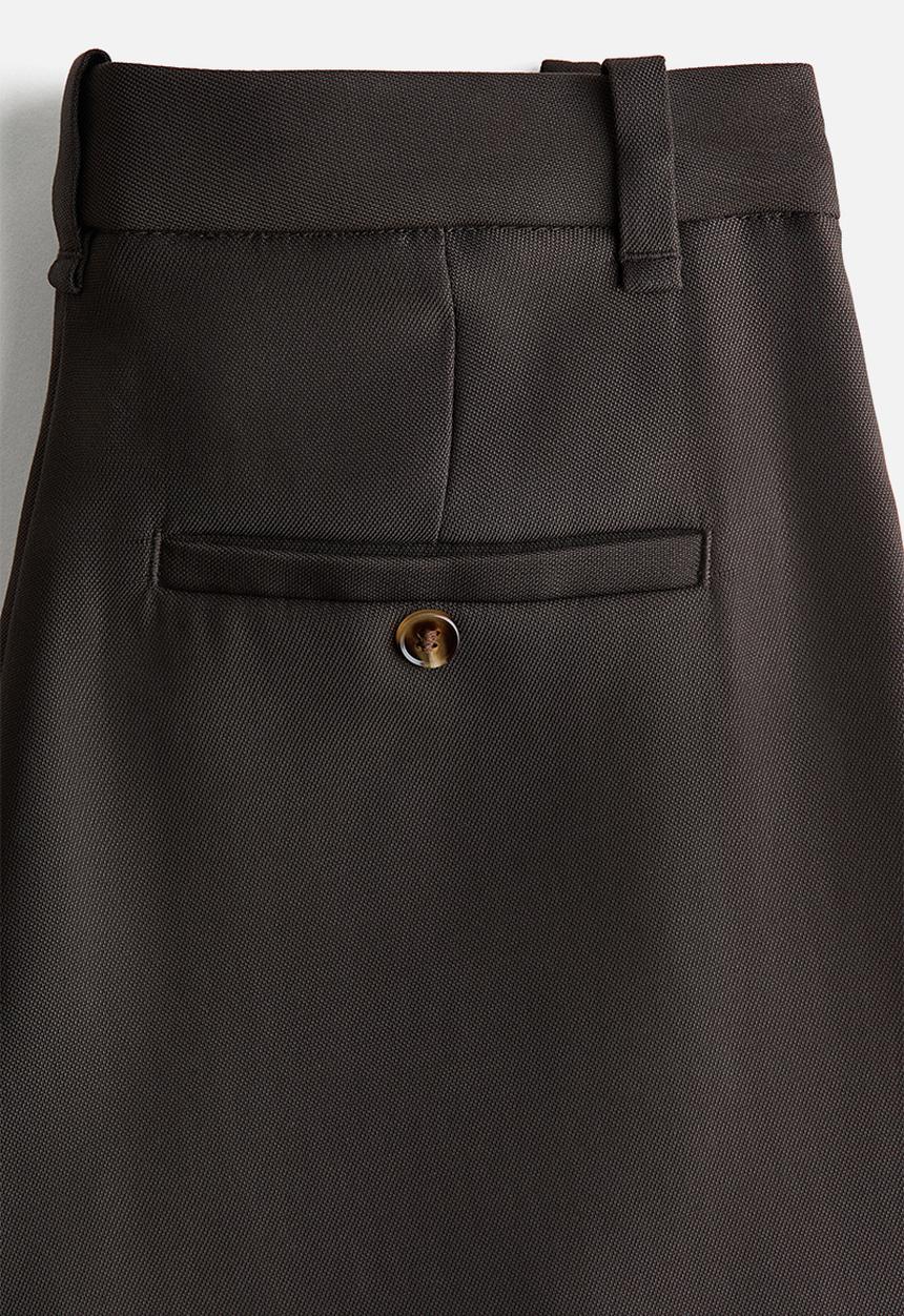 H&M - Tailored trousers - dark brown