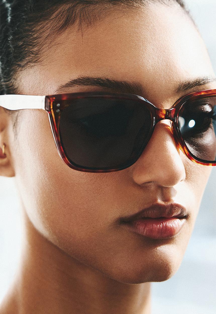 H&M - Square sunglasses - brown/tortoiseshell pattern