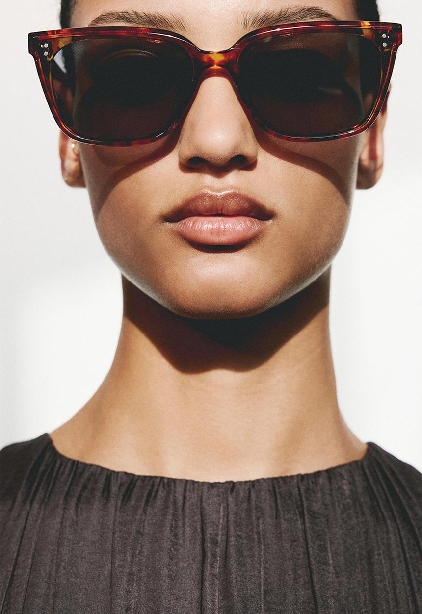 H&M - Square sunglasses - brown/tortoiseshell pattern