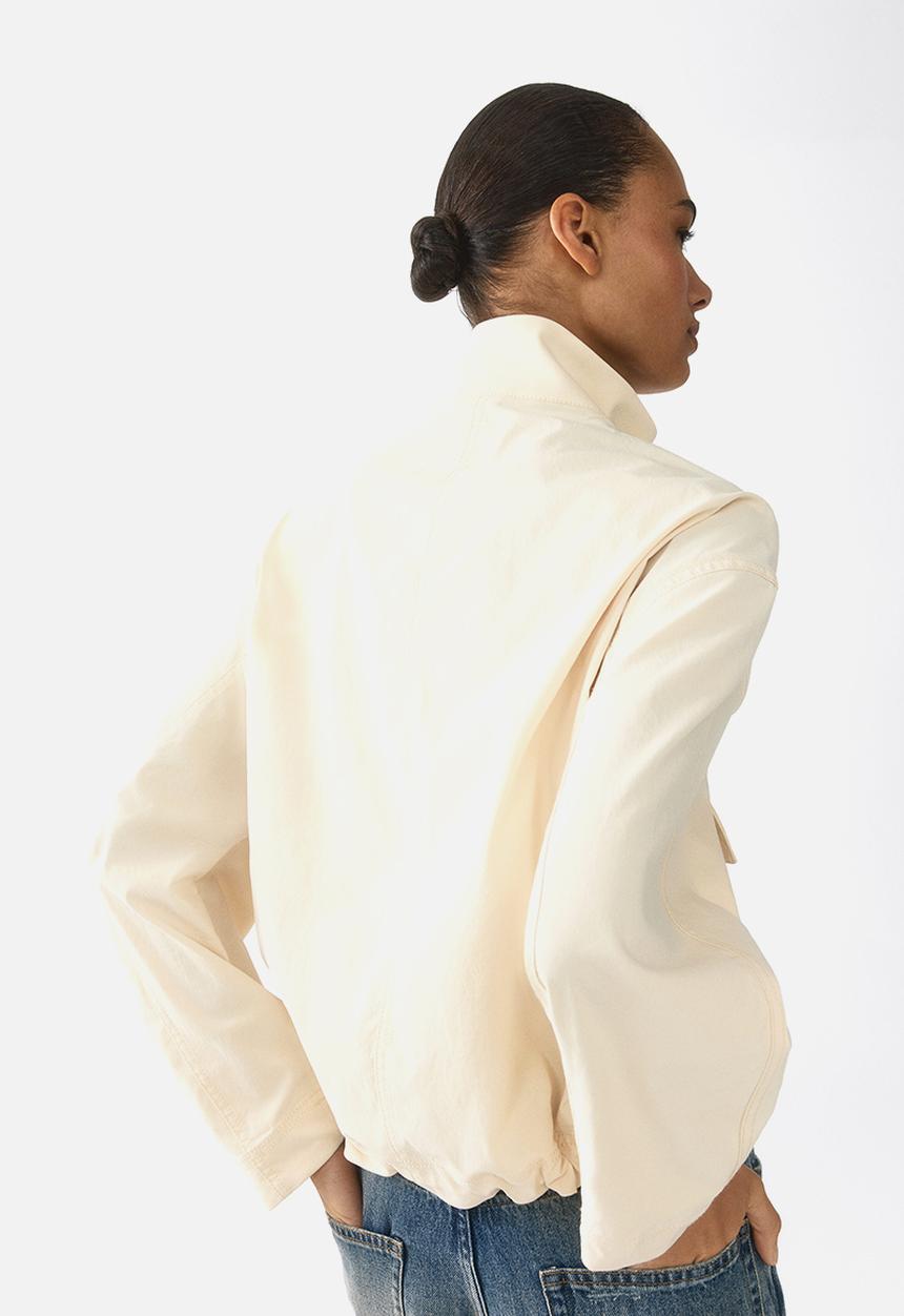 H&M - Oversized utility jacket - light yellow