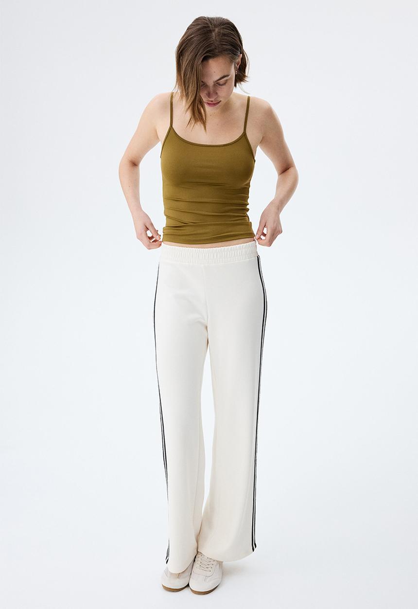 H&M - Jersey strappy top - golden olive