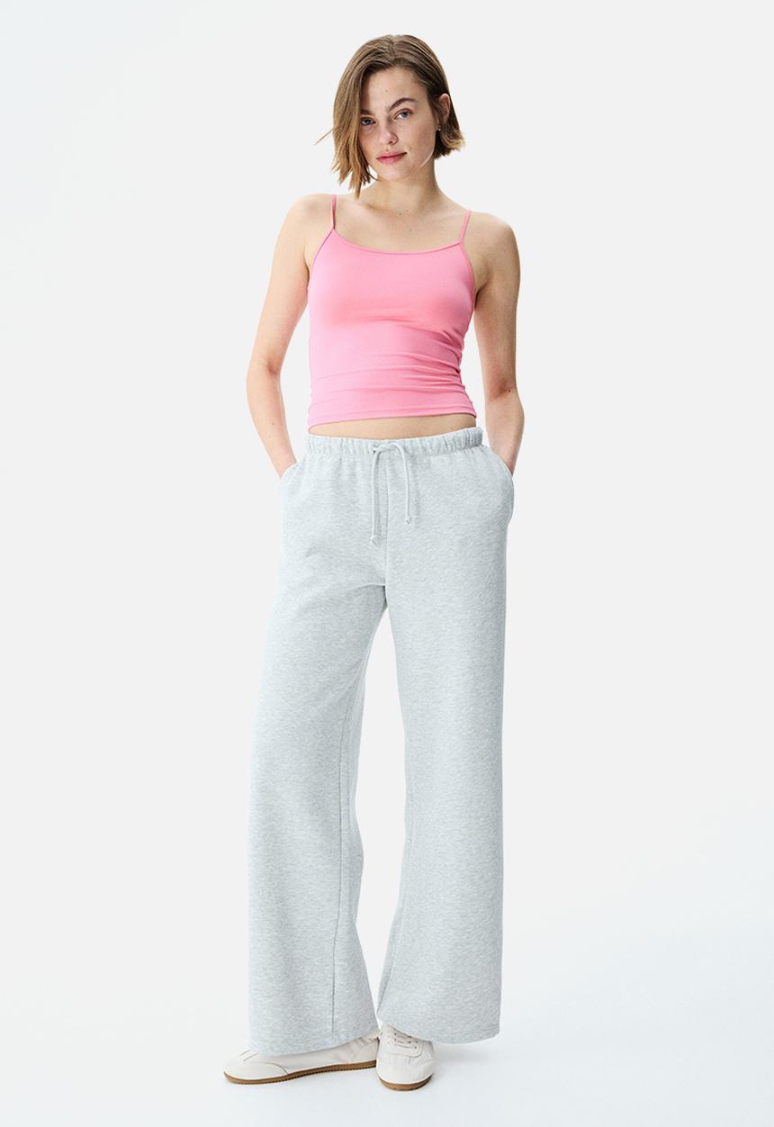 H&M - Jersey strappy top - pink