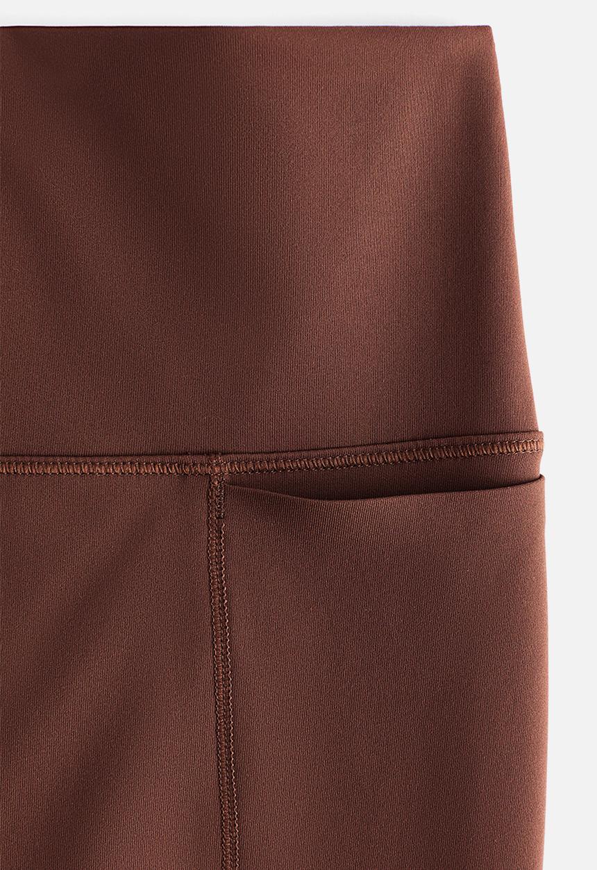 H&M - Running leggings with shapemove?  - sepia brown