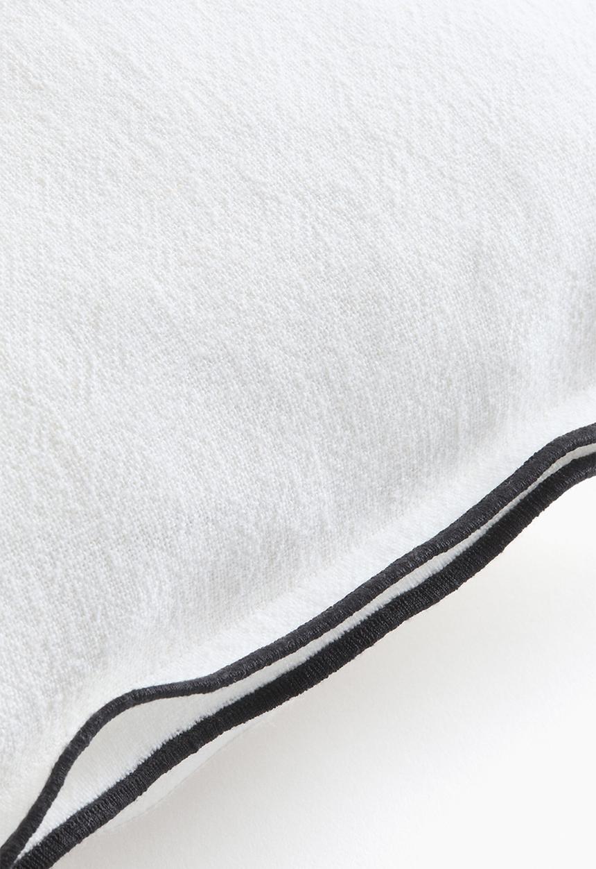 H&M - Linen-blend cushion cover - white