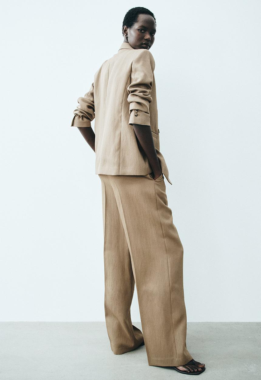H&M - Blazer - dark beige