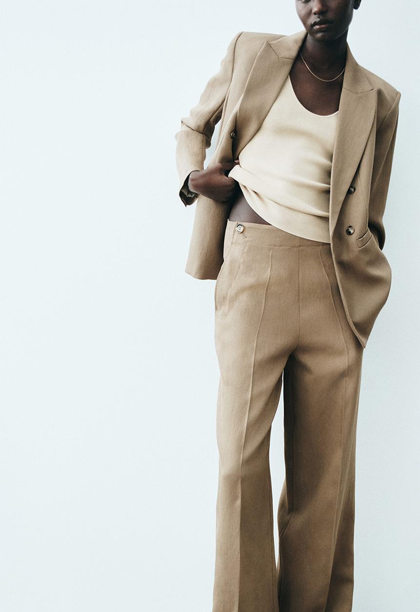 H&M - Blazer - dark beige
