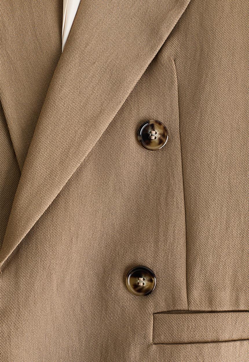 H&M - Blazer - dark beige