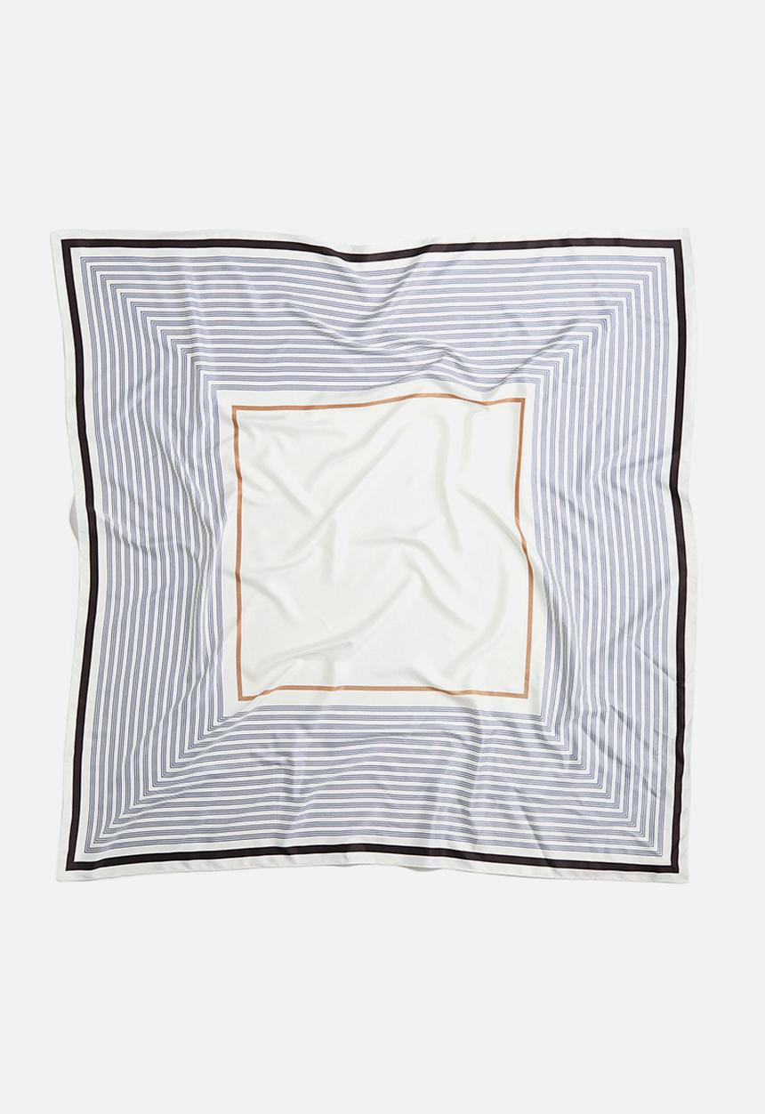 H&M - Patterned scarf - blue/patterned