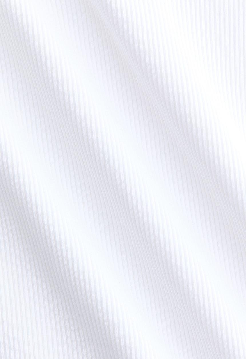 H&M - Ribbed cotton vest top - white