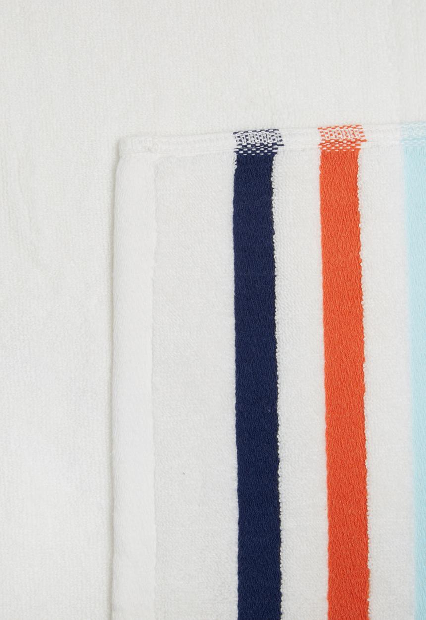 Sixth Floor - Multi stripe bath towel