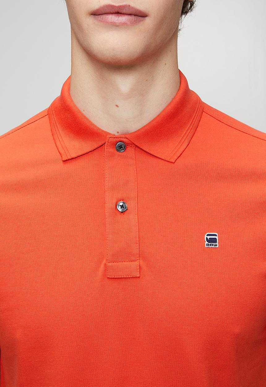 G-STAR - Dunda slim polo s\s-lt antic red