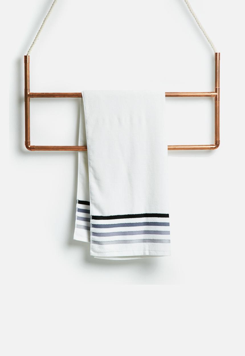 Sixth Floor - Multi stripe bath towel