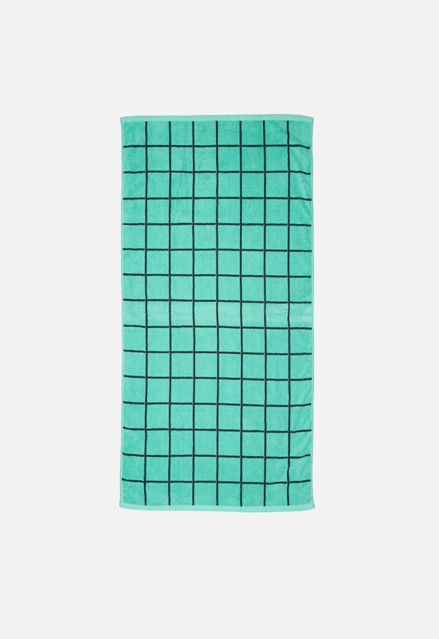 Sixth Floor - Grid bath towel