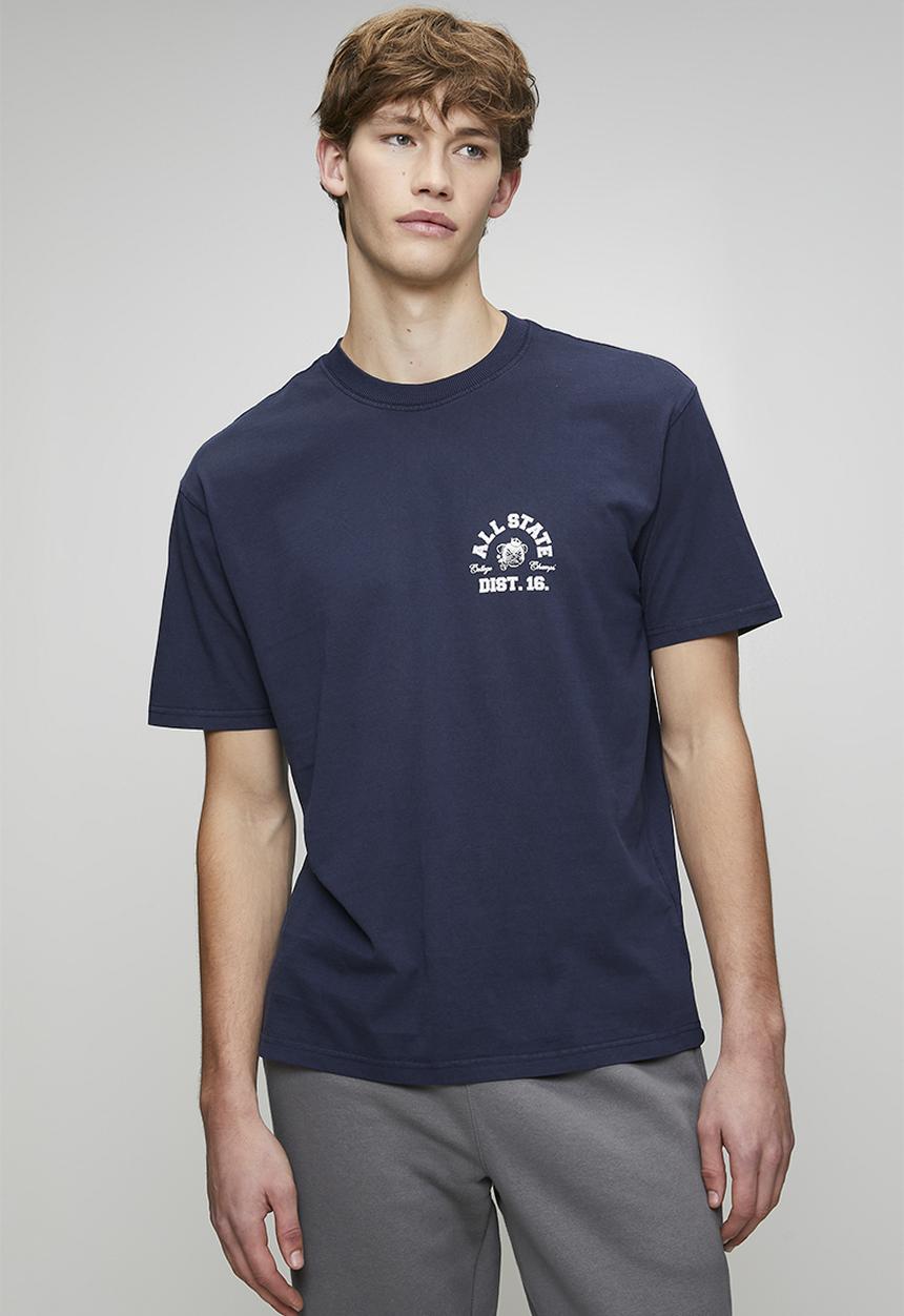Cotton On - Everyday Fit Graphic T-Shirt - Vintage Navy/ Midwest