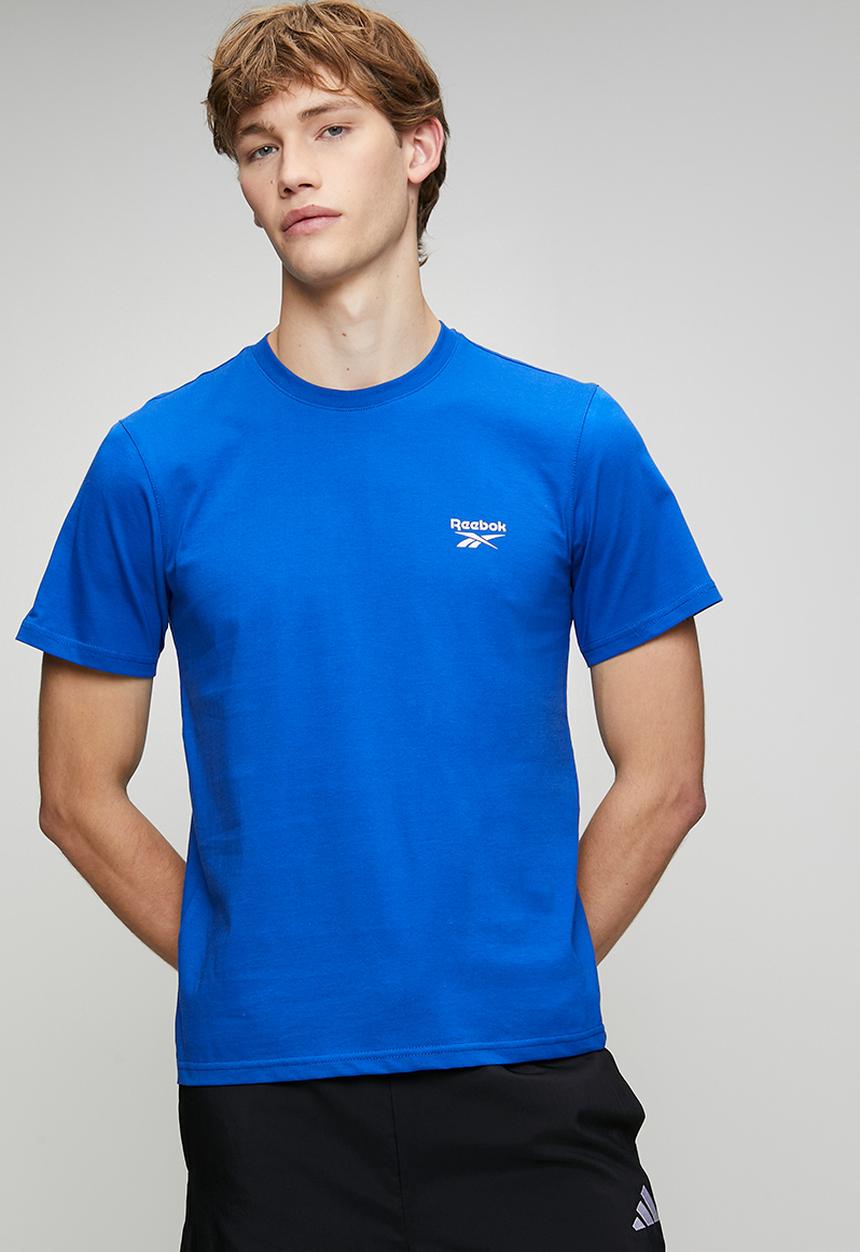 Reebok - Cody small logo crew neck short sleeve tee - vector blue