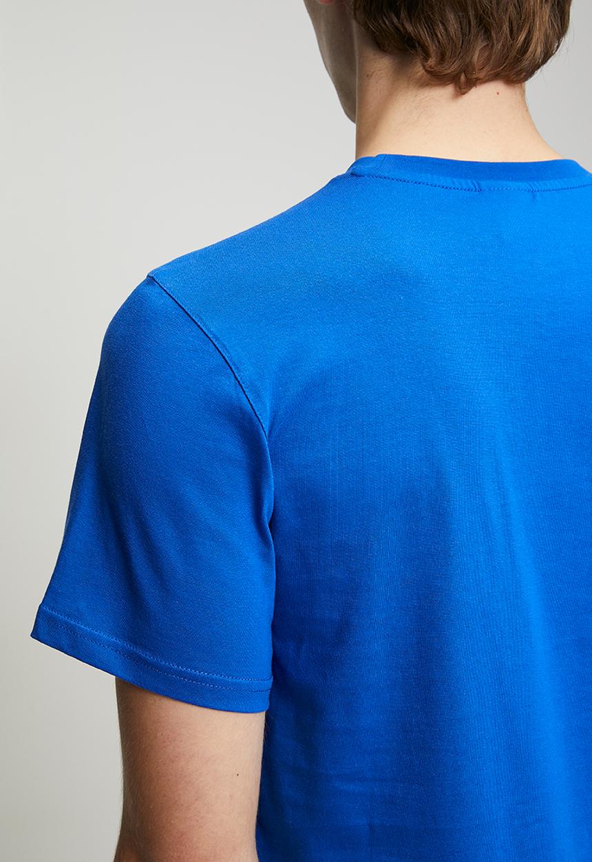 Reebok - Cody small logo crew neck short sleeve tee - vector blue