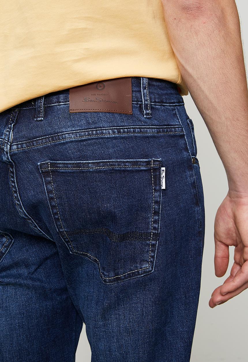 Ben Sherman - Straight Fit Classic Denim - Mid Blue