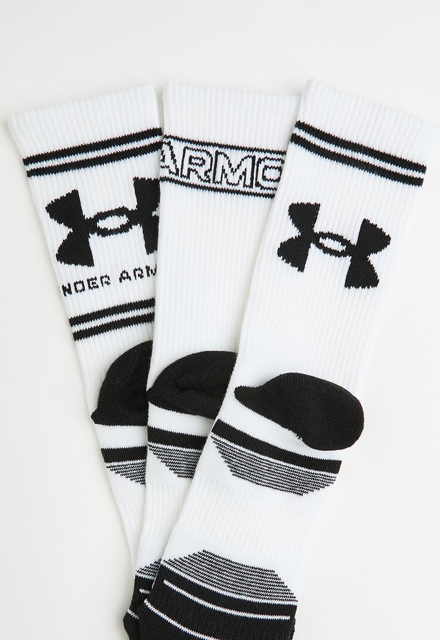 Under Armour - New UA Perf Tech Nov 3pk Crw - white