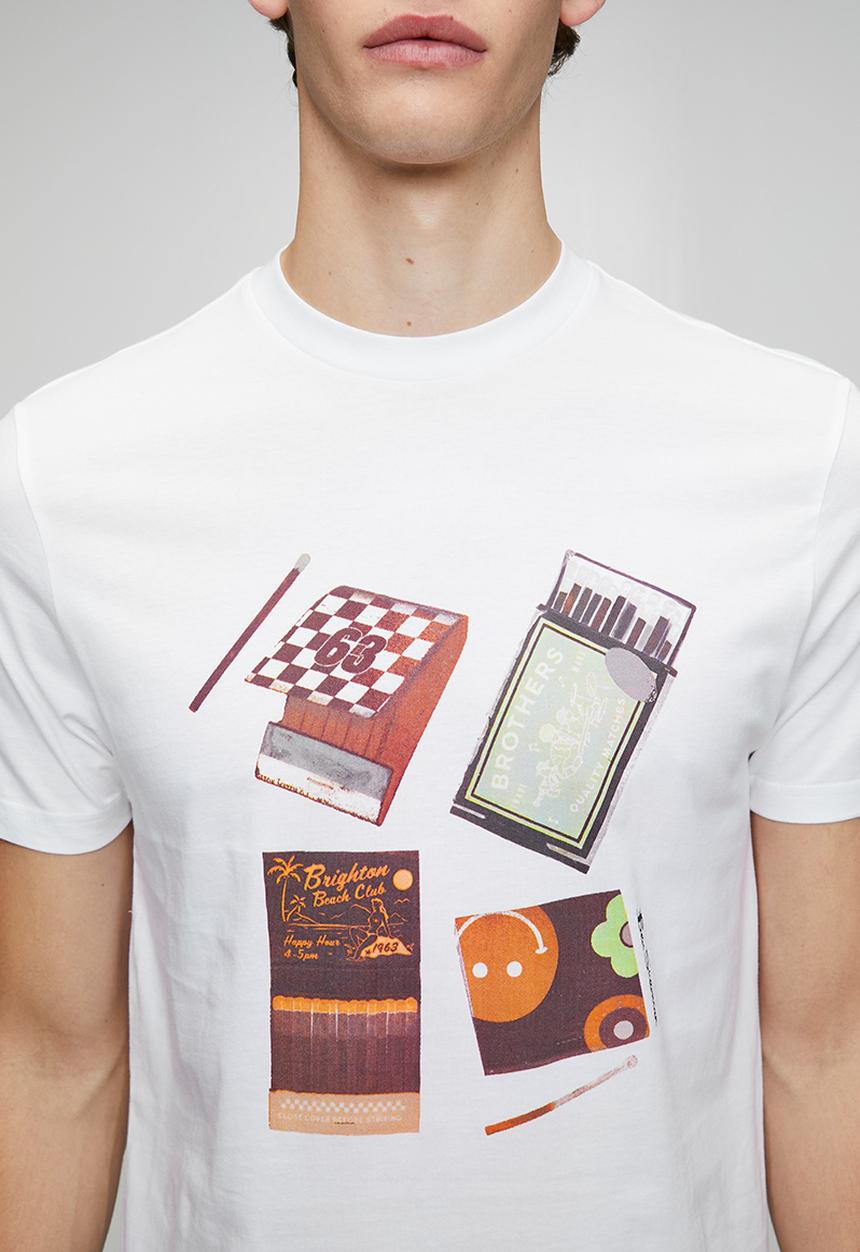 Ben Sherman - Match Box Tee - White