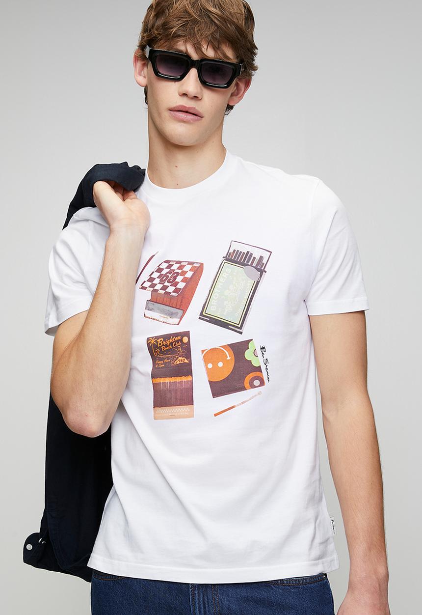 Ben Sherman - Match Box Tee - White