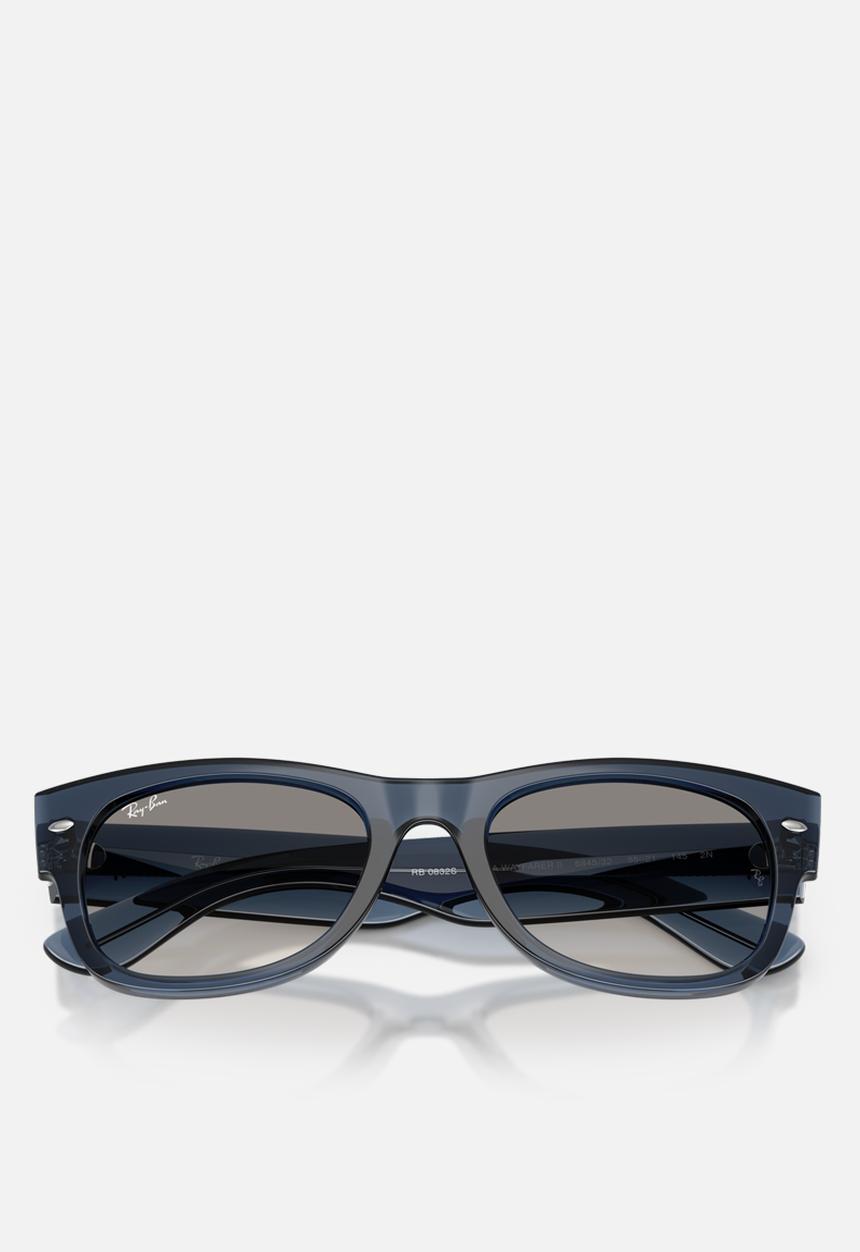 Ray-Ban - MEGA WAYFARER II 0RB0832S 52mm Eyewear - Transparent Dark Blue
