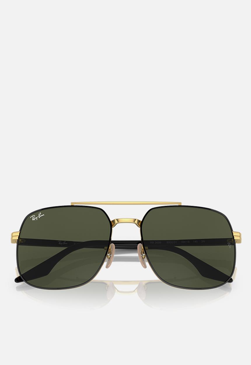 Ray-Ban - 0RB3699 56mm Eyewear - Black On Gold