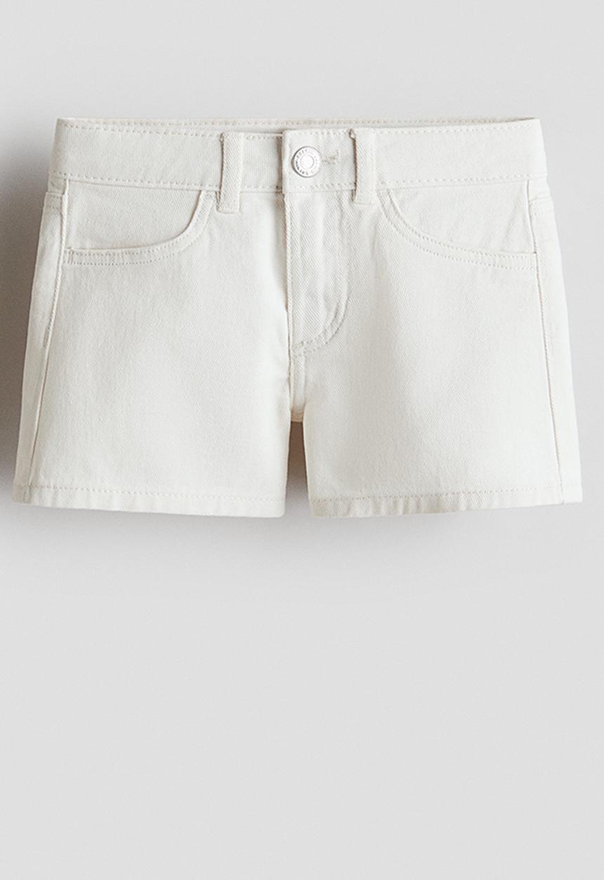 H&M - Denim shorts - cream