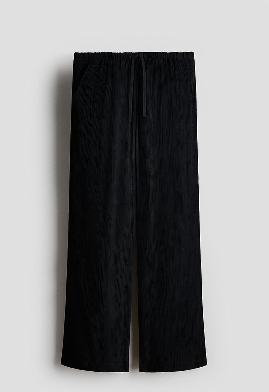 H&M - Pull-on trousers - black