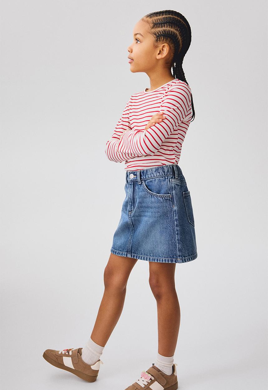 H&M - Denim skirt - denim blue