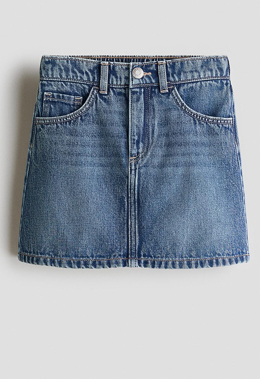 H&M - Denim skirt - denim blue