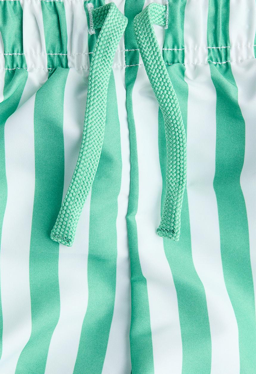 H&M - Printed swim shorts - green/striped