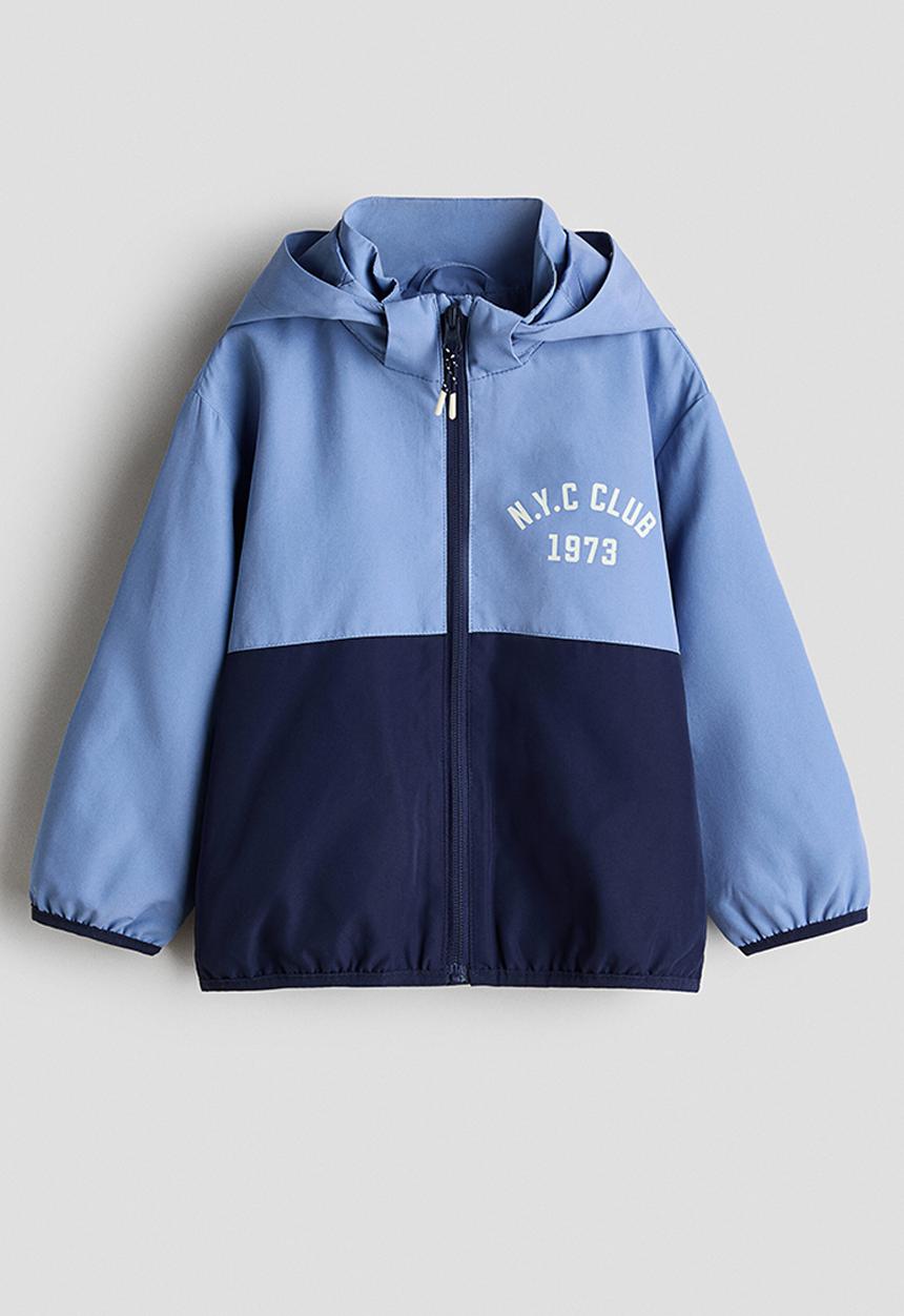 H&M - Water-repellent windbreaker - blue/navy blue