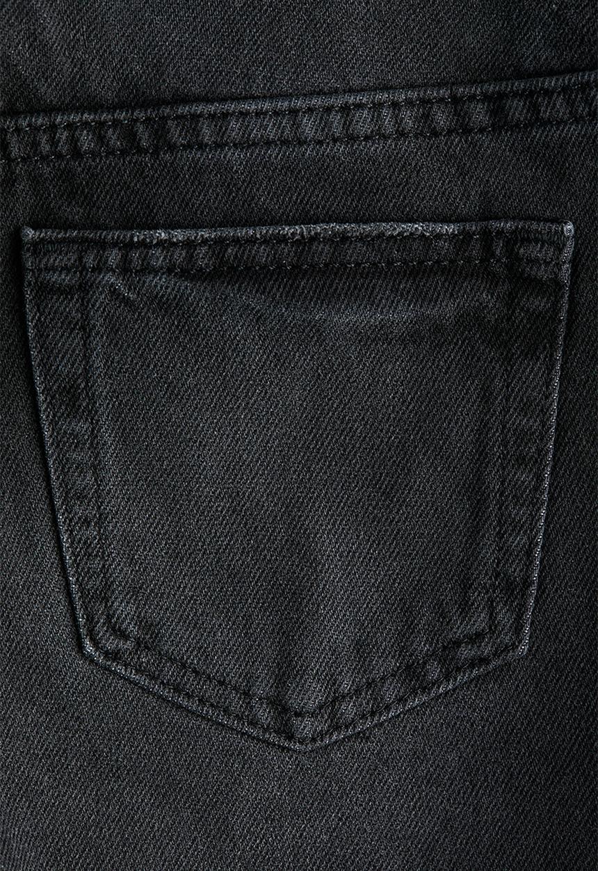 H&M - Relaxed fit denim shorts - denim black
