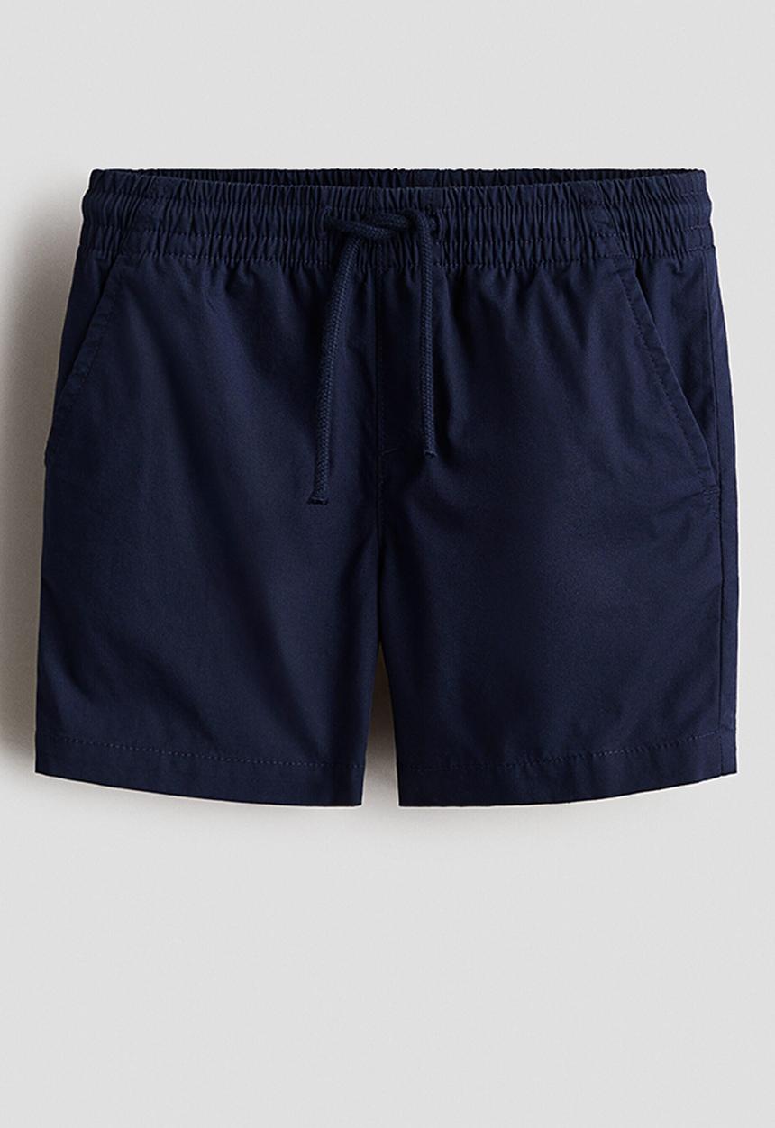H&M - Cotton shorts - navy blue