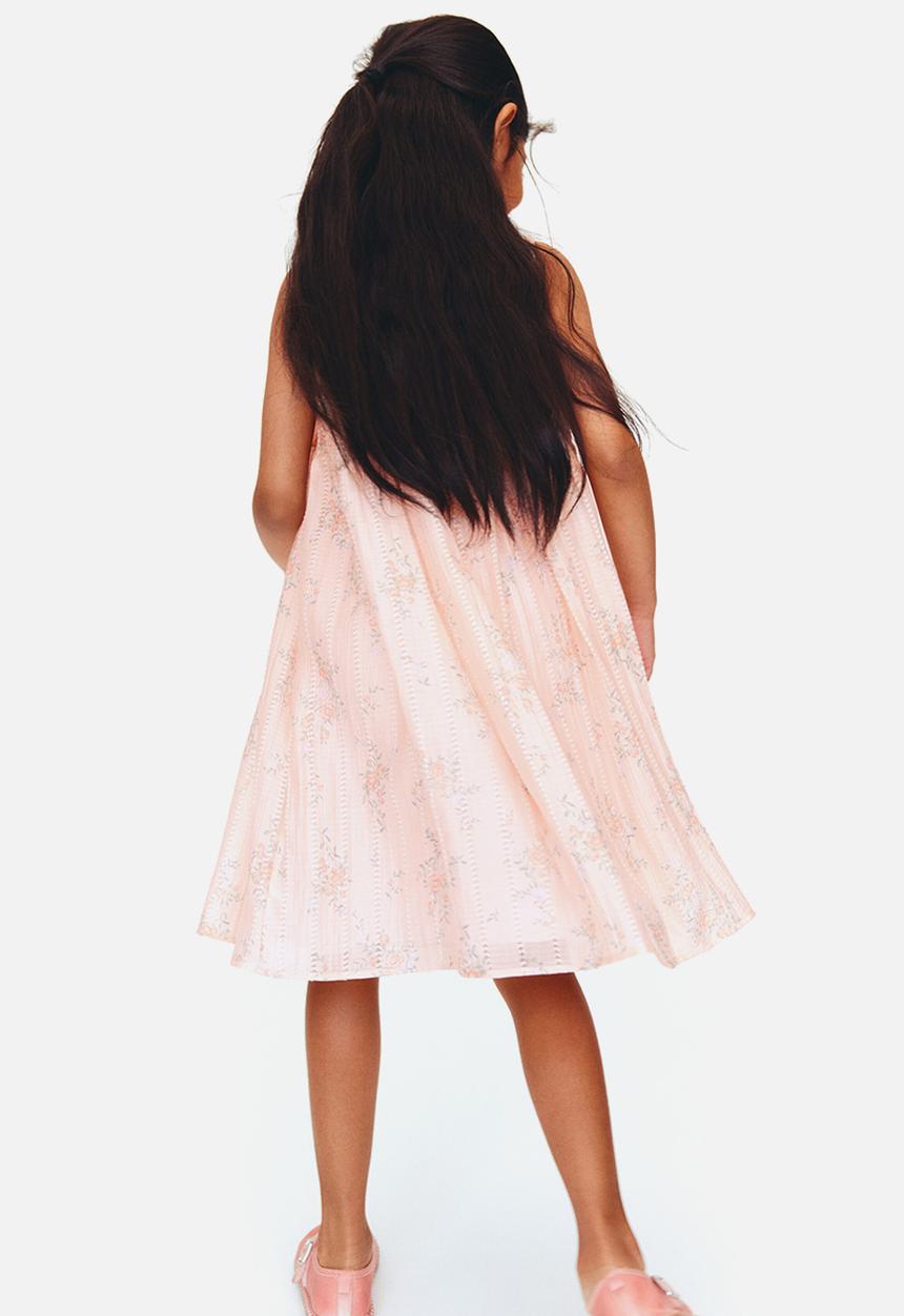 H&M - A-line dress - light pink/floral