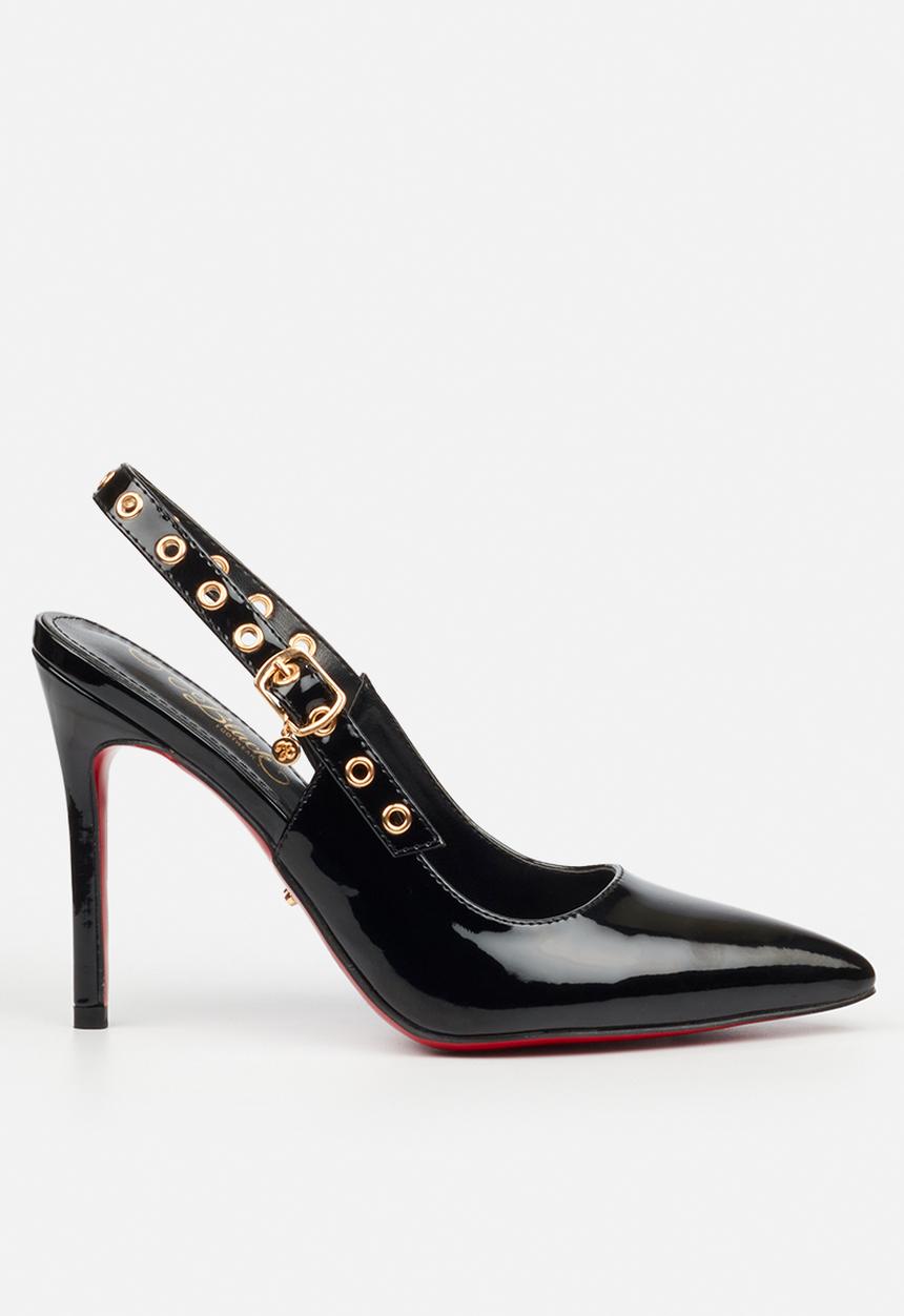 Miss Black - Lola 81 slingback heel - black