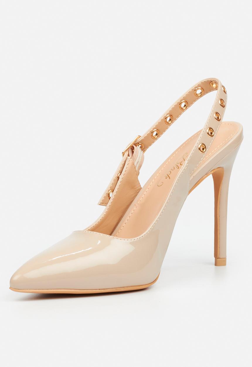 Miss Black - Lola 81 slingback heel - natural