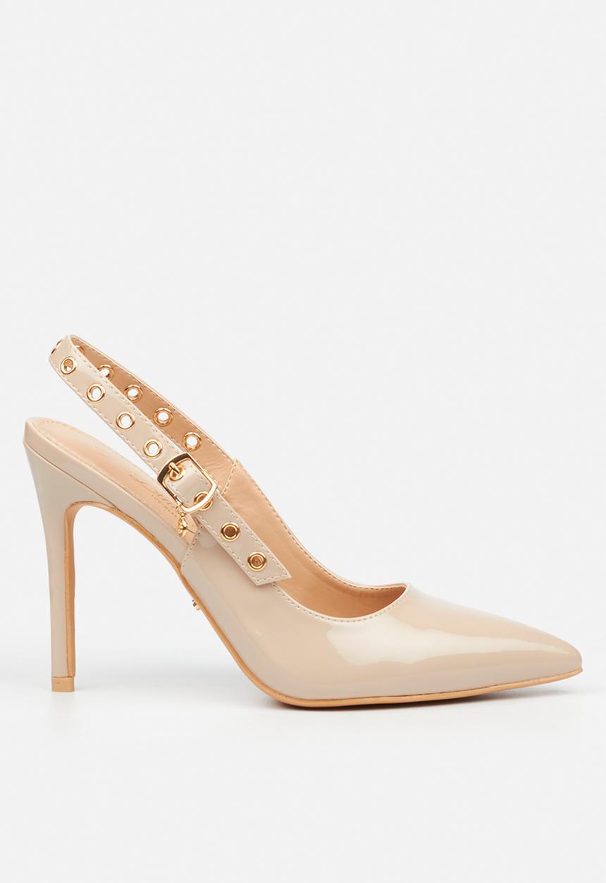 Miss Black - Lola 81 slingback heel - natural