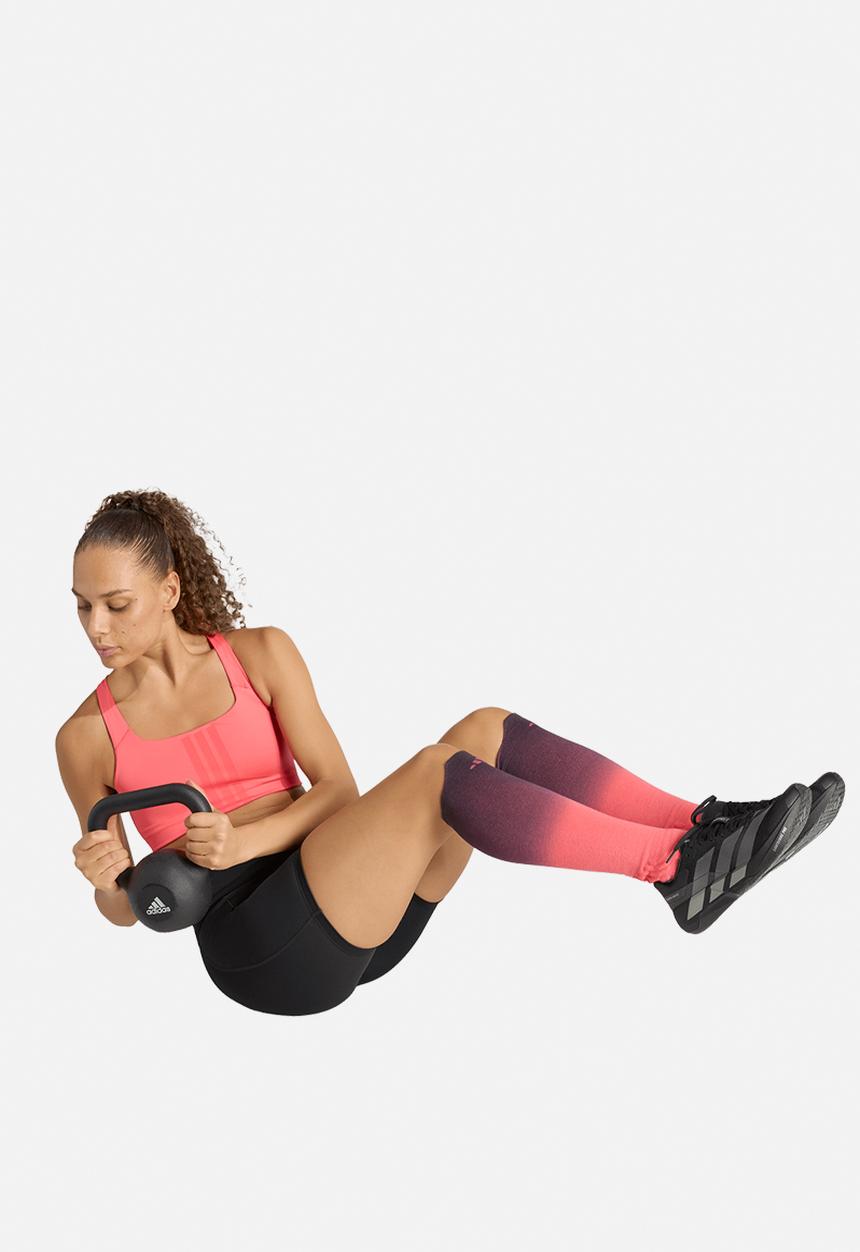 adidas Performance - Opt 3S Ms Bra - Pure Turbo/Core Pink