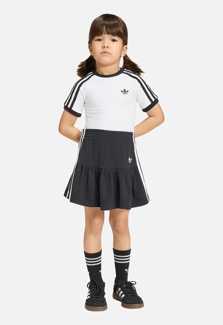 adidas Originals - Skirt Short Tee Set - White/Black