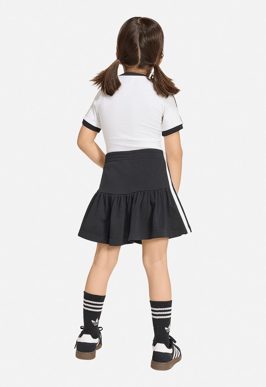 adidas Originals - Skirt Short Tee Set - White/Black