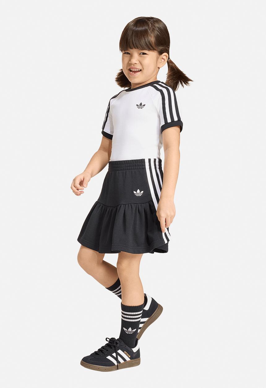 adidas Originals - Skirt Short Tee Set - White/Black