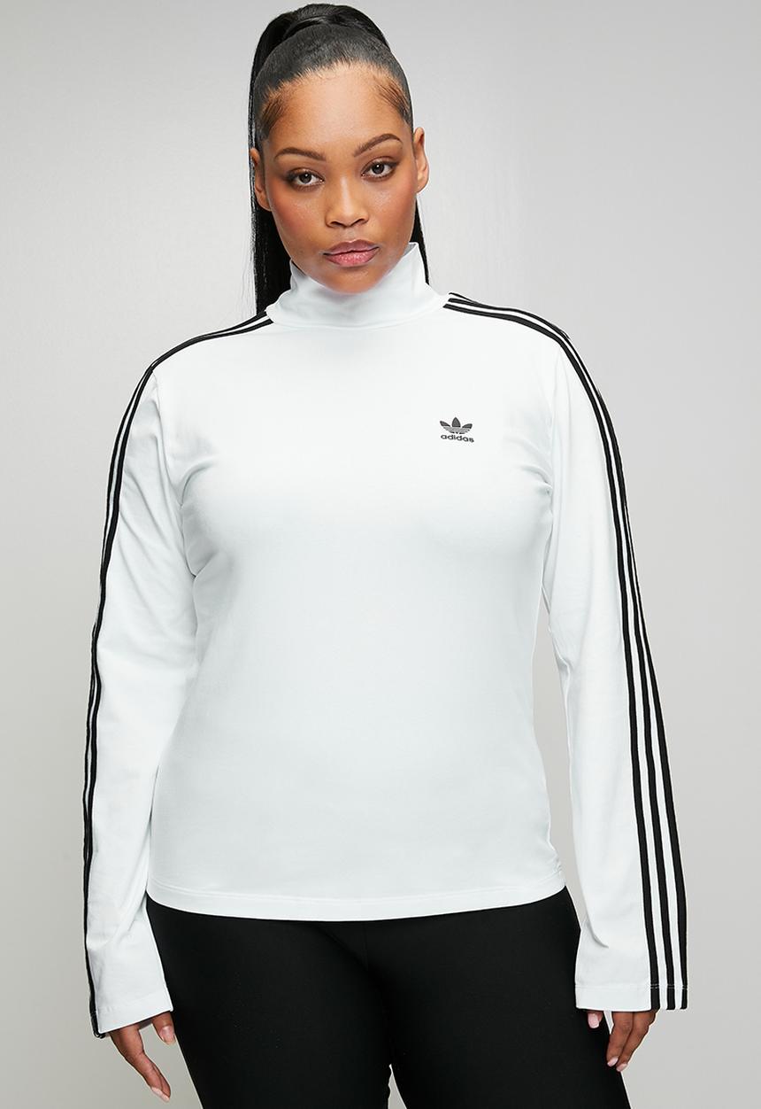 adidas Originals - Plus 3s trneck ls w s26 top - white