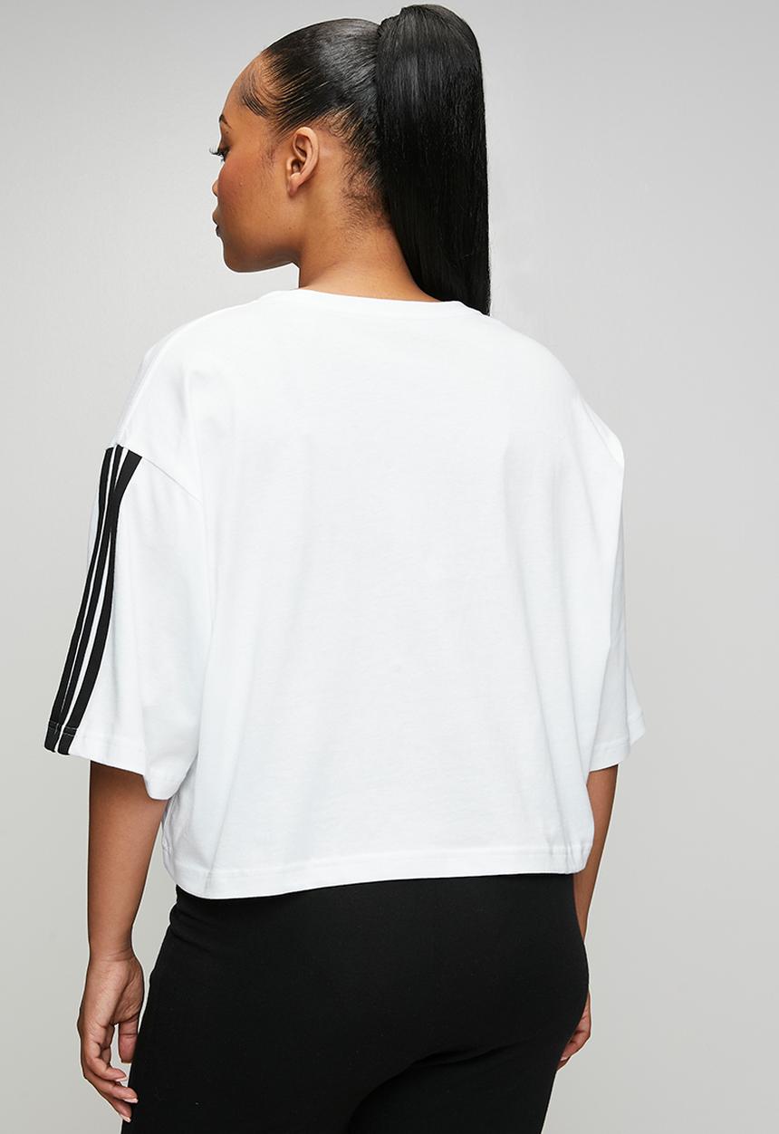 adidas Performance - Plus w 3s sj tlr t s26 tee - white/black