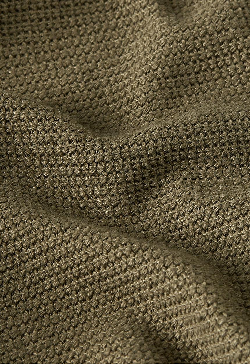 G-STAR - Heavy Waffle Loose Polo S\S - Dark Khaki