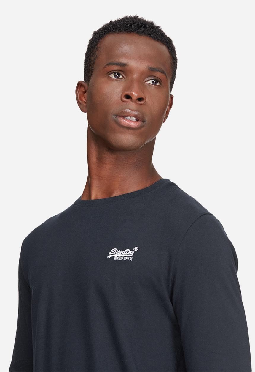 Superdry. - Orange label vintage embroidery tee