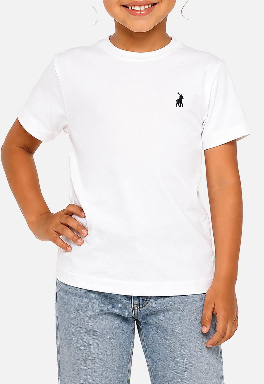 POLO - Girls Kelly Short Sleeve Tee - White