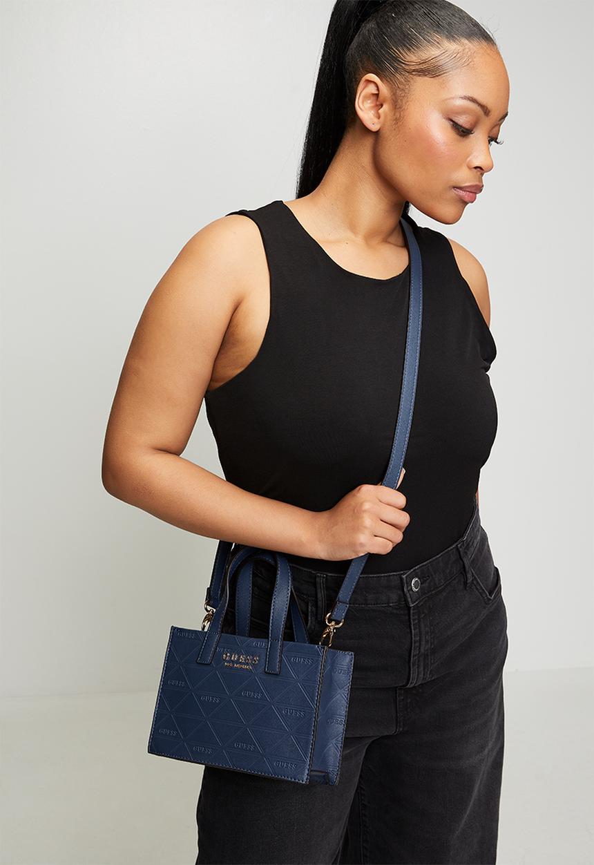 GUESS - Ahb Finneas Mini Tote - Navy