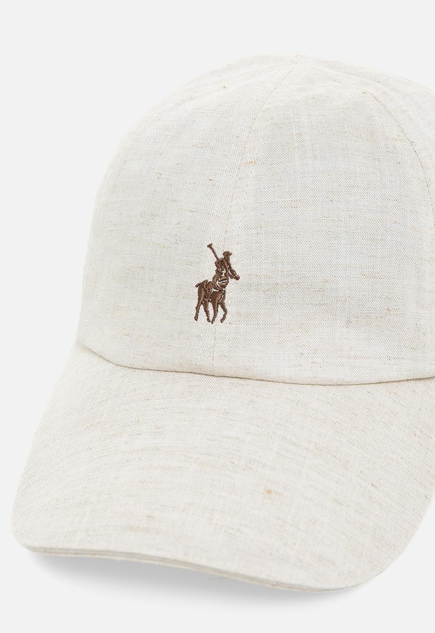POLO - 6 Panel Linen Peak  - White