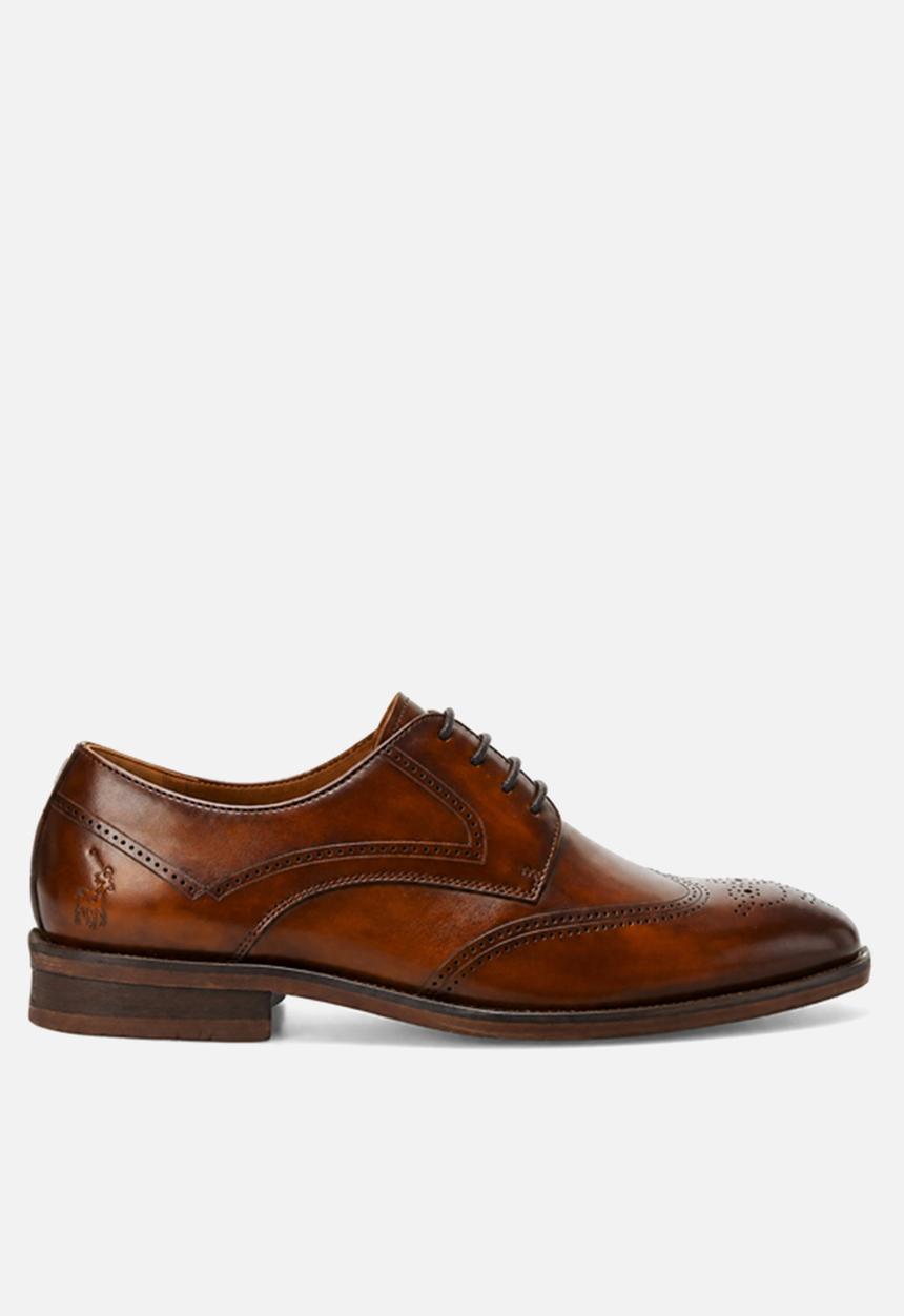 POLO - Leather Brogue Gibson - Tan